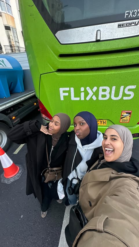 Instagram post by @diaryroomhq for FlixBus. Caption reads: [...] this into a series? where to next??👀👀....