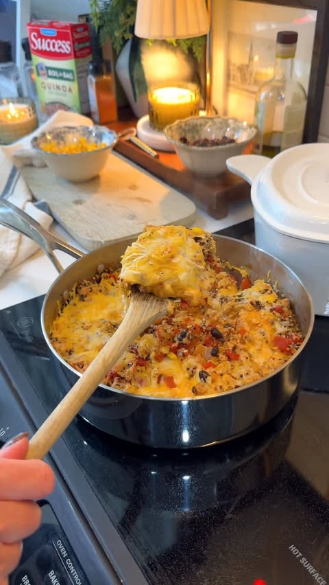 Instagram post by @kaylacappiello for Success Rice. Caption reads: [...] Quinoa is ready in just 10 minutes!....