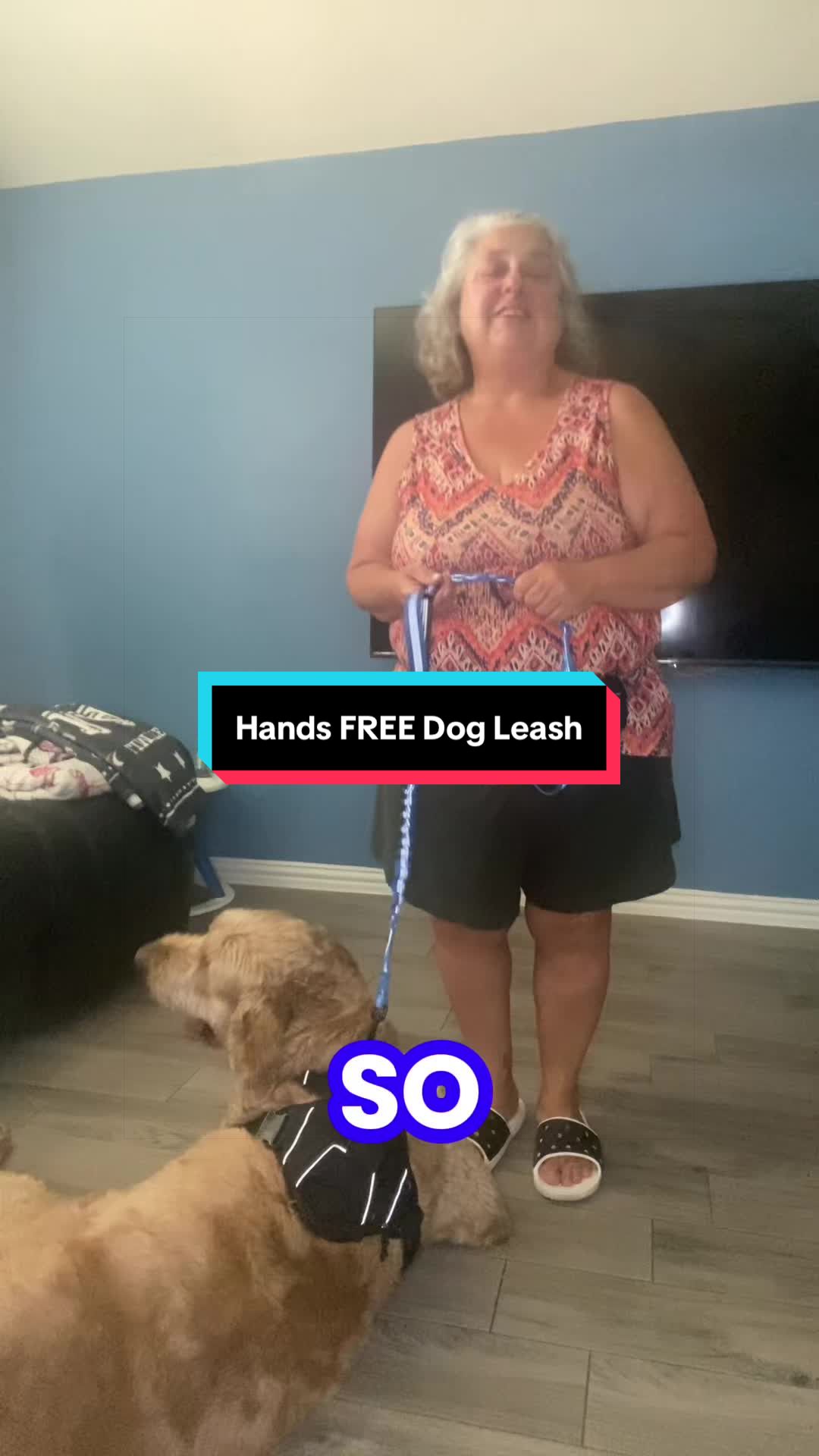 TikTok post by @nicolegonzalez5600 for iYoShop. Caption reads: [...] #dogsoftiktok @tiktok creators @iYoShop US.