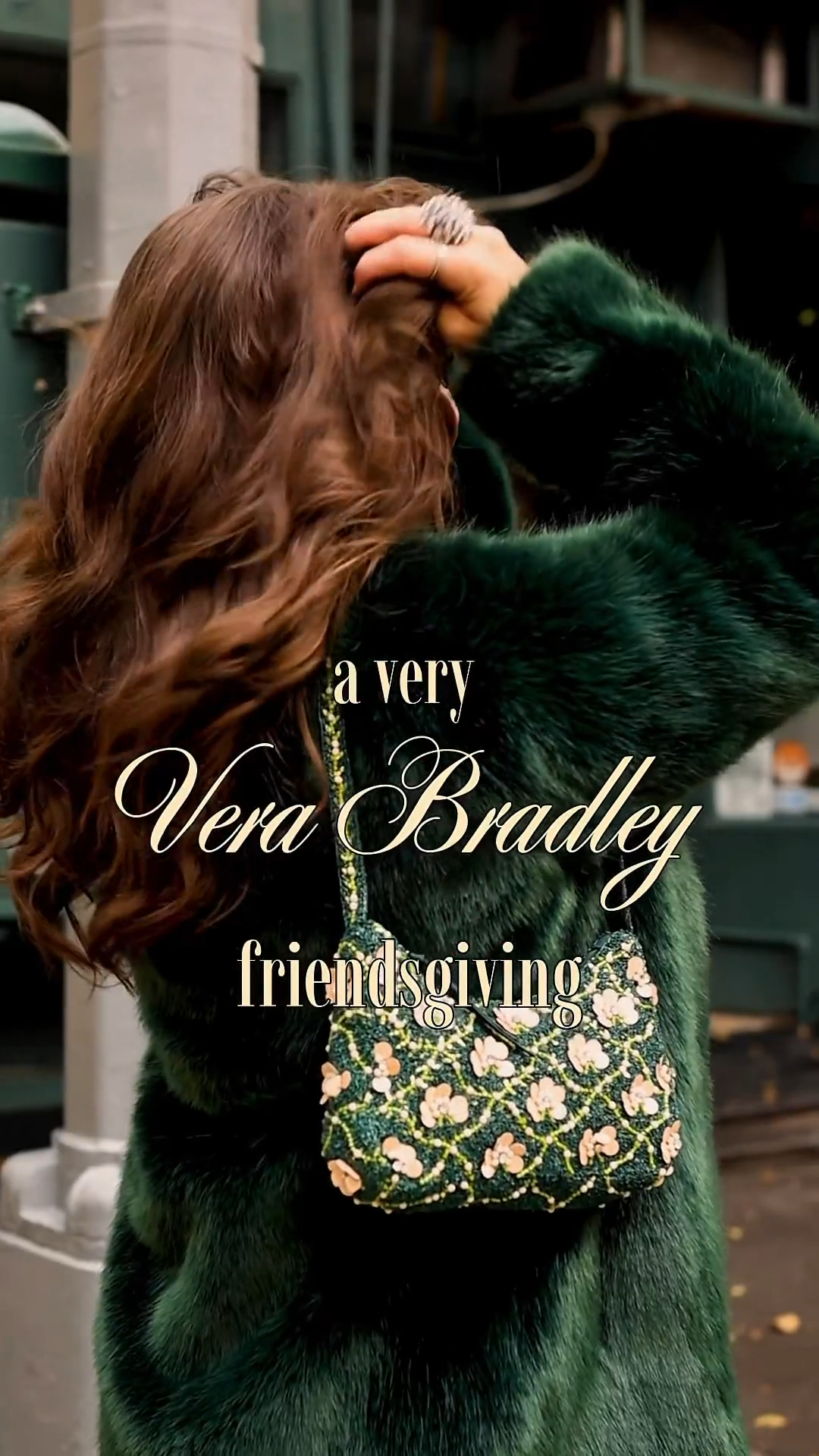 Instagram post by @audreekatelopez for Vera Bradley. Caption reads: Gather your girls, it’s time for A Very Vera....