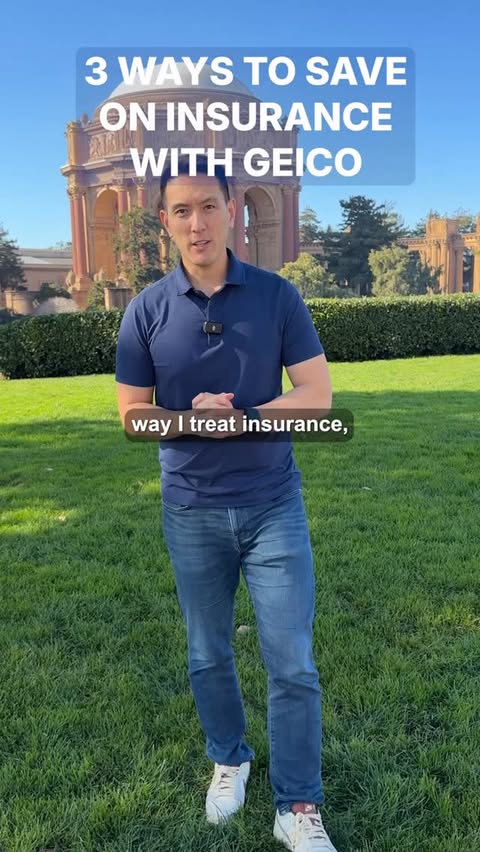 Instagram post by @humphreytalks for Geico. Caption reads: [...] as needed. Customers who switched to GEICO....