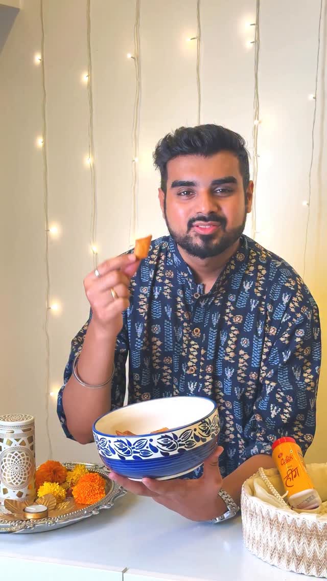 Instagram post by @tastyhealthyyummy for Catch Foods. Caption reads: This Diwali, add a pinch of magic to your namkeen....