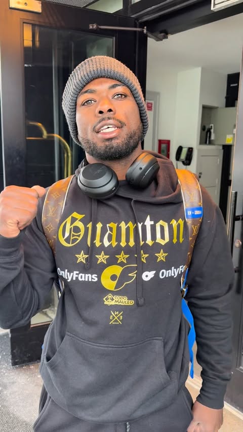 Instagram post by @trev5starjones for OnlyFans. Caption reads: Shout out to @onlyfans for sponsoring me for this....