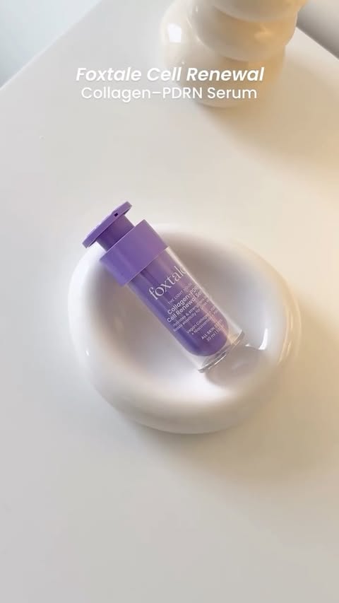 Instagram post by @nyraa__s for Foxtale. Caption reads: If your skin feels tired, dull and stressed — read....