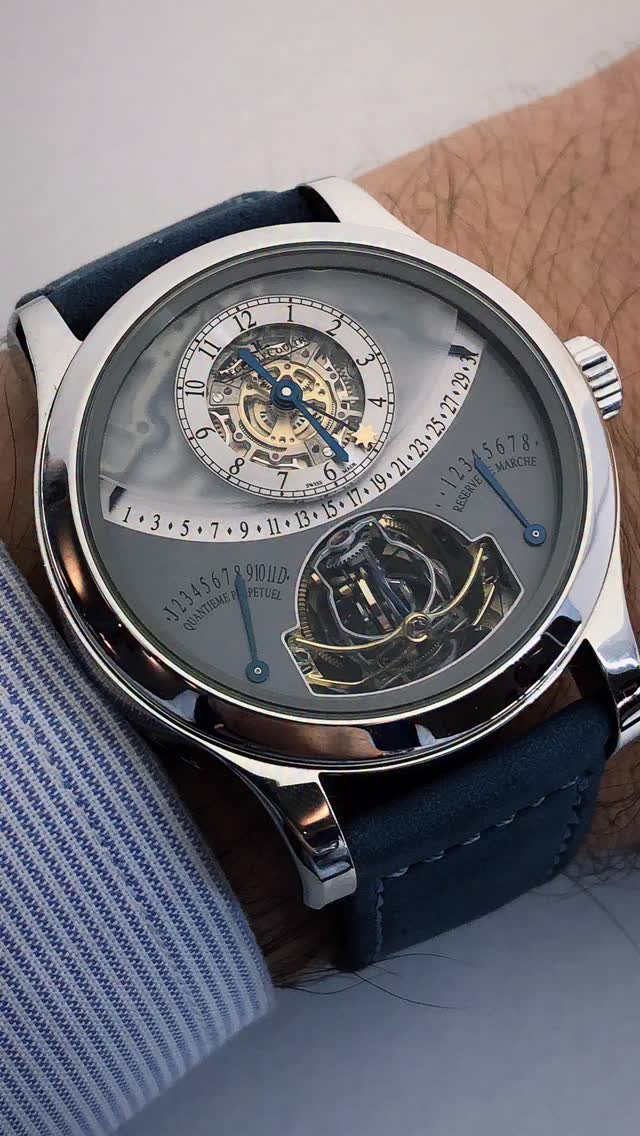 Instagram post by @equationdutemps for Jaeger-LeCoultre. Caption reads: Blast from the past: the amazing and crazy....