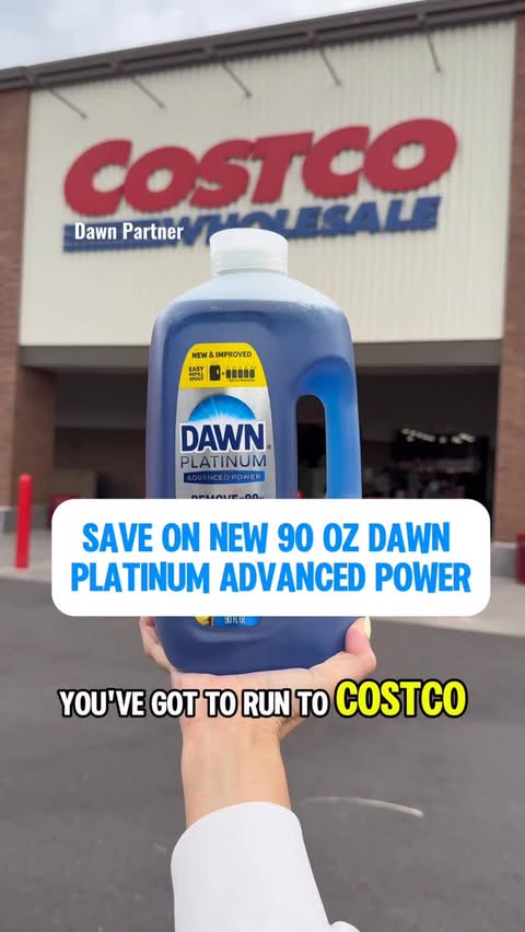 Instagram post by @costcoguide for Dawn. Caption reads: Hurry and grab this great deal! #DawnPartner Save....