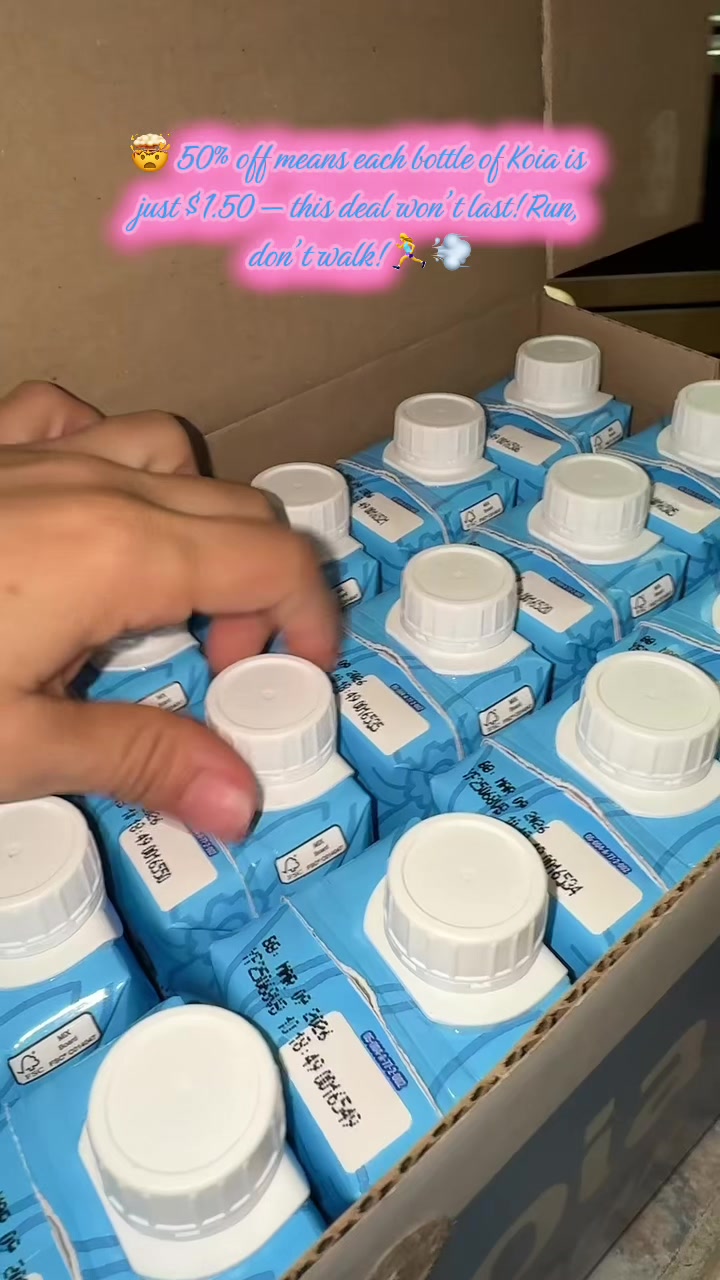 TikTok post by @iris.duran01 for Koia. Caption reads: Making my daily shake with Koia — and with the....