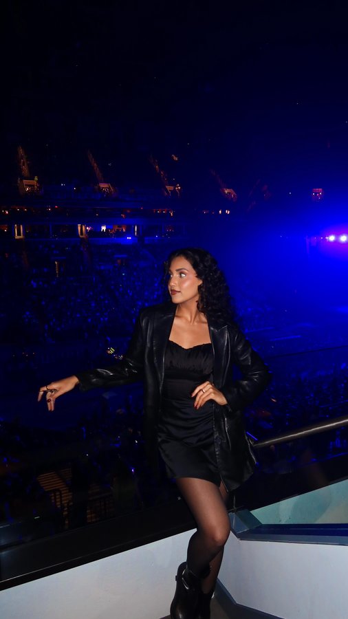 Instagram post by @vishakhalaka for Verb Products. Caption reads: @charlixcx w/ @verbproducts 🔊💋💿🚗🎧 this is....