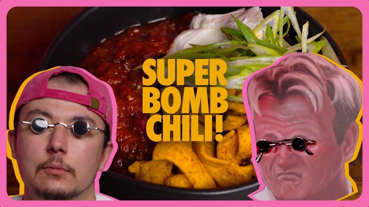 YouTube post by @SenpaiKai9000 for WeWork. Caption reads: The GREATEST Chili Recipe on the Internet.