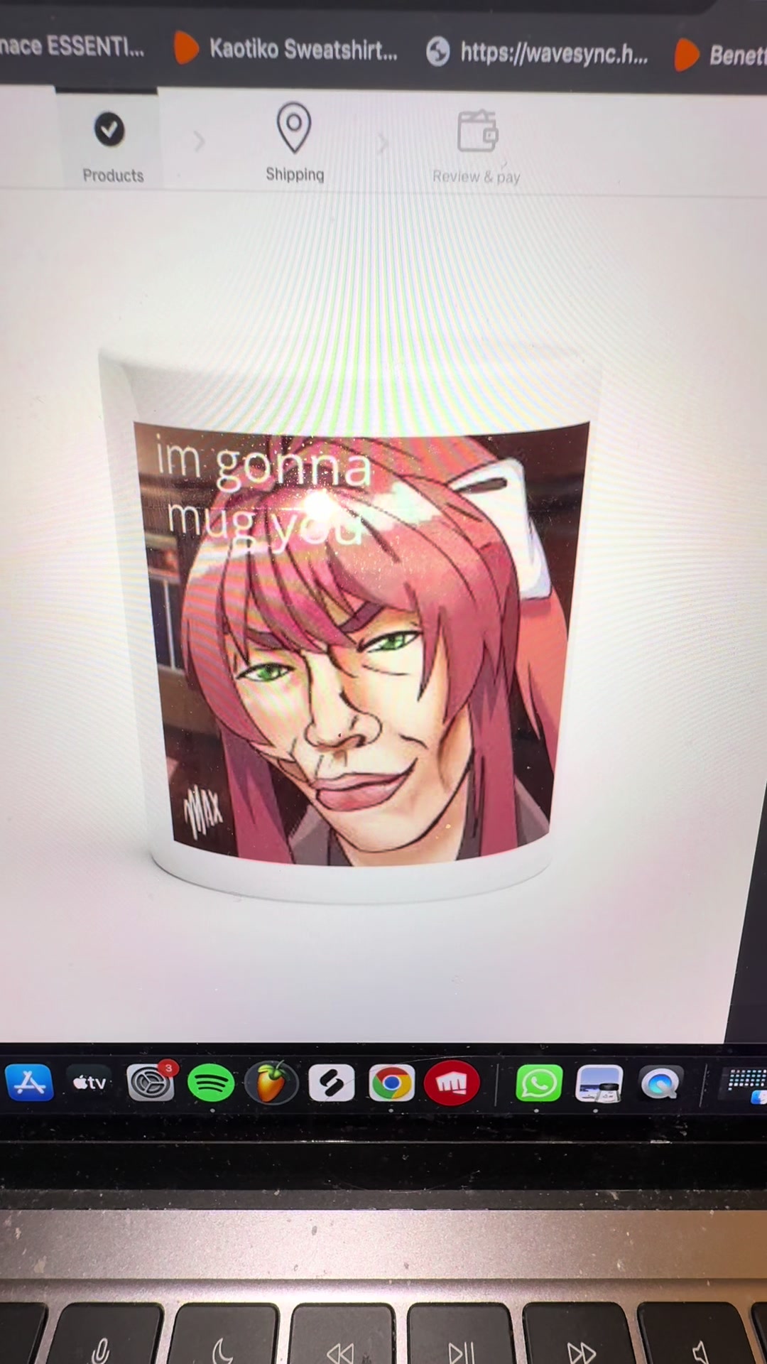 TikTok post by @emilseljeseth for Gelato. Caption reads: If you want to make your own product easy and....