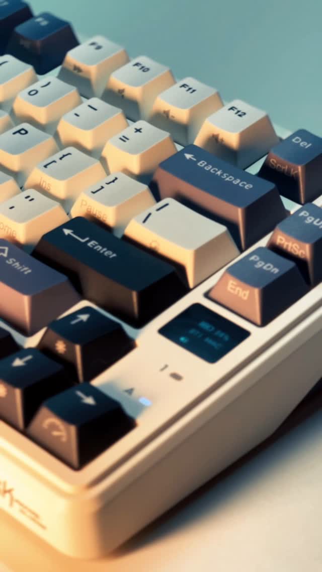 Instagram post by @techwithglidz for Royal Kludge. Caption reads: Unboxing the Royal Kludge L98 👀 A left-handed....