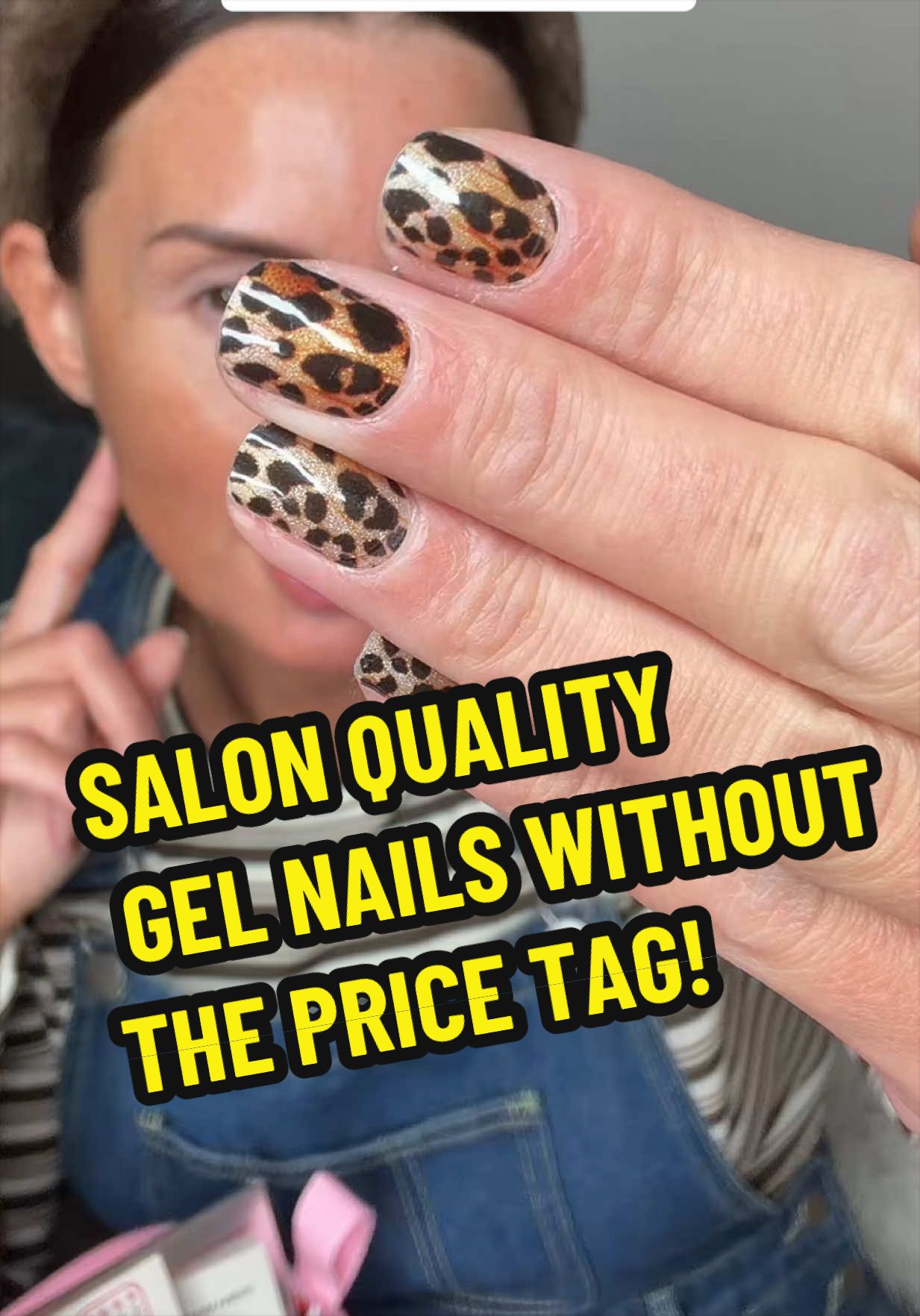 TikTok post by @cl8ire888 for Holy Gels. Caption reads: [...] #nailsathome #springnails #springsale @Holy....