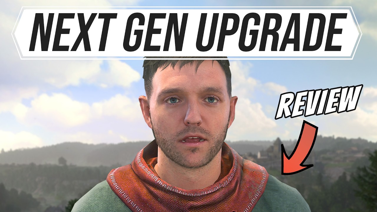 YouTube post by @ESOdanny for Shop Titans. Caption reads: Is the KCD Next-Gen Update Worth Playing?.