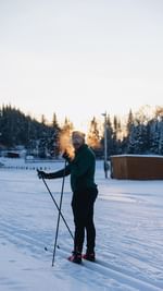 Instagram post by @mainetheway for Visit Maine. Caption reads: Fort Kent is the winter wonderland you’ve been....