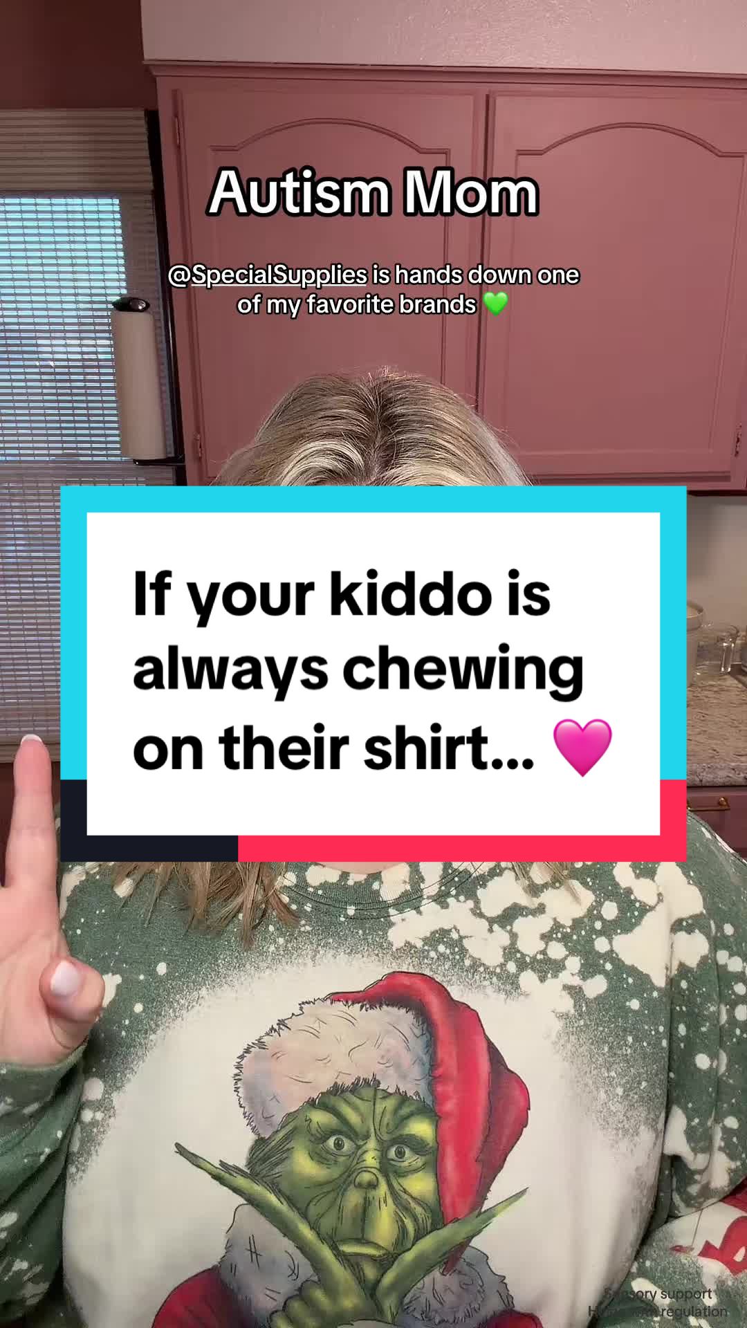 TikTok post by @cheyenneb97 for Special Supplies. Caption reads: [...] in case it helps another mom 🩷 @Special....