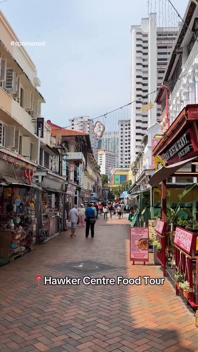 Instagram post by @francescamariano for VisitSingapore. Caption reads: Loved getting to try all these new foods in....