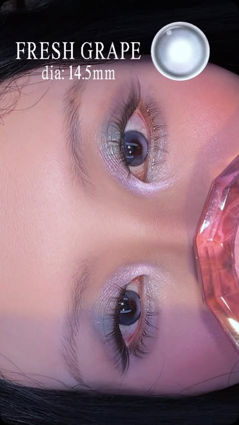 Instagram post by @rosiechalle for moodylenses. Caption reads: [...] fixed axis weighted color lenses from....