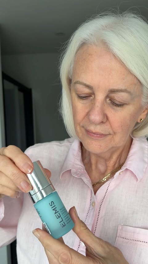 Instagram post by @valeriecmackay for ELEMIS. Caption reads: [...] Pro-Collagen Future Restore Eye Cream....