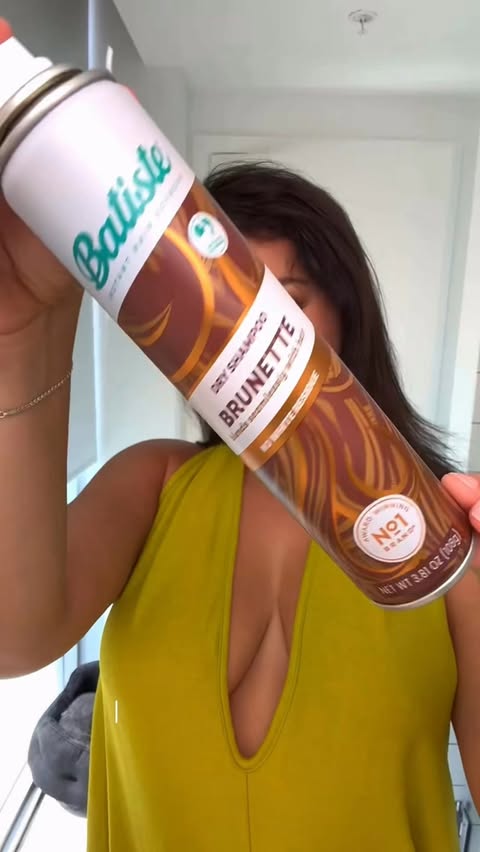Instagram post by @zenbabe.co for Batiste US. Caption reads: Second day hair just met its match. 🖤 @batiste_us....