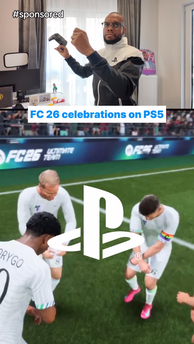 Instagram post by @chuboi for PlayStation. Caption reads: I’m gonna regret this 😭 
1️⃣ Post your best FC 26....