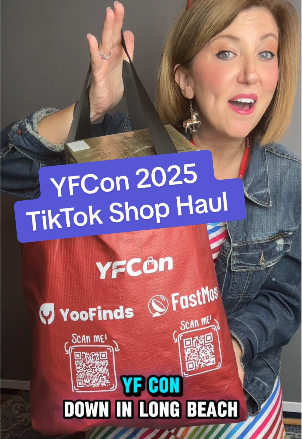 TikTok post by @themeparkette for Trtl Travel. Caption reads: A TikTok Shop Haul…for free?! 🛍️ I just came home....