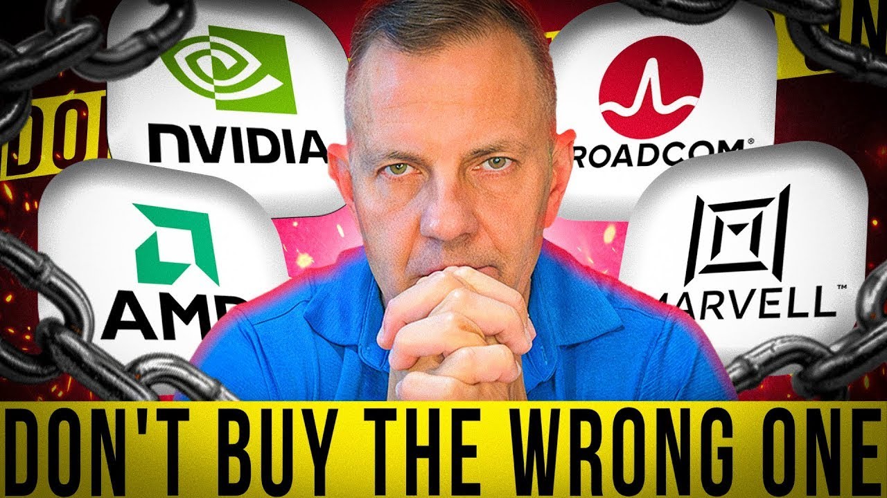 YouTube post by @JerryRomineStocks for Moomoo. Caption reads: These AI Stocks Will Be Worth Trillions. 3X?.