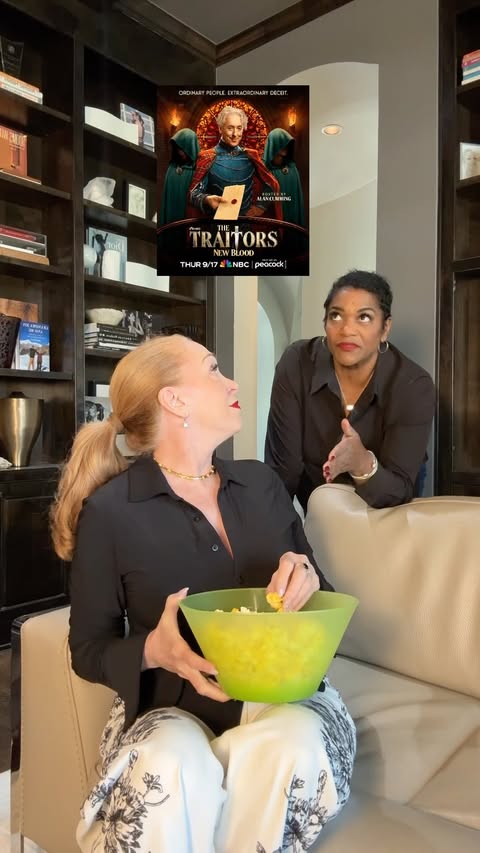 Instagram post by @tracieandcheryl for NBC Entertainment. Caption reads: #NBCPartner Twenty-two everyday people. Some are....