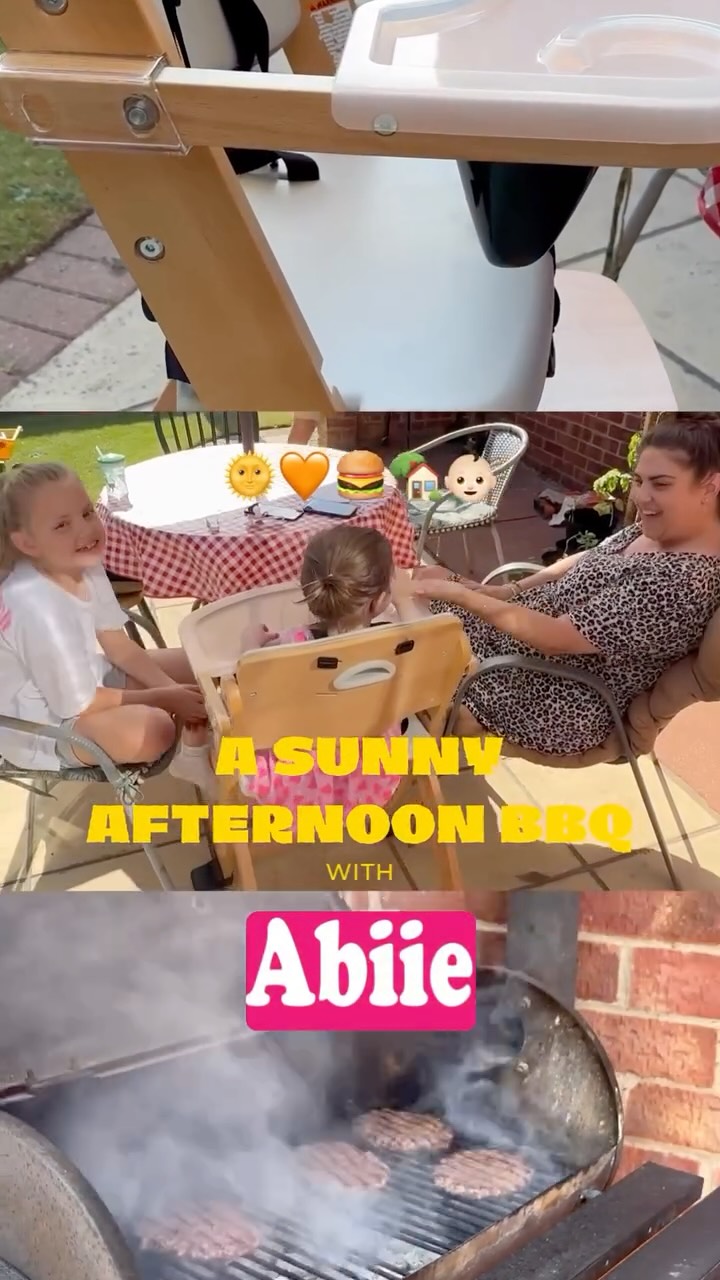 Instagram post by @mamasbargains for Abiie. Caption reads: [...] comfortably to enjoy their food in the....
