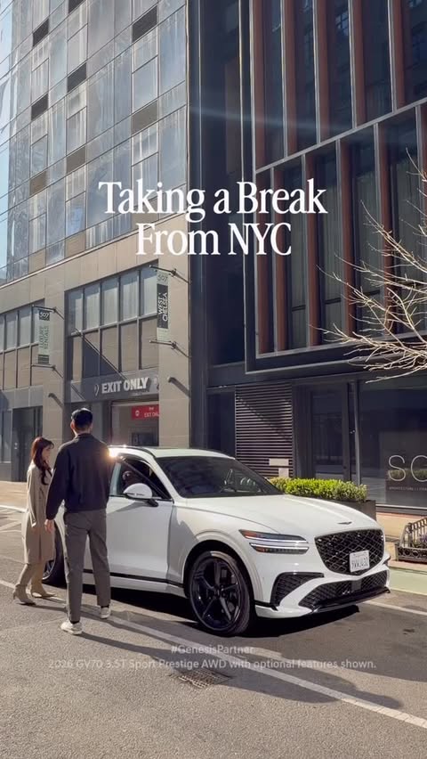 Instagram post by @anthonyrichpark for Genesis USA. Caption reads: [...] by @genesis_usa #GenesisPartner #GenesisUSA....