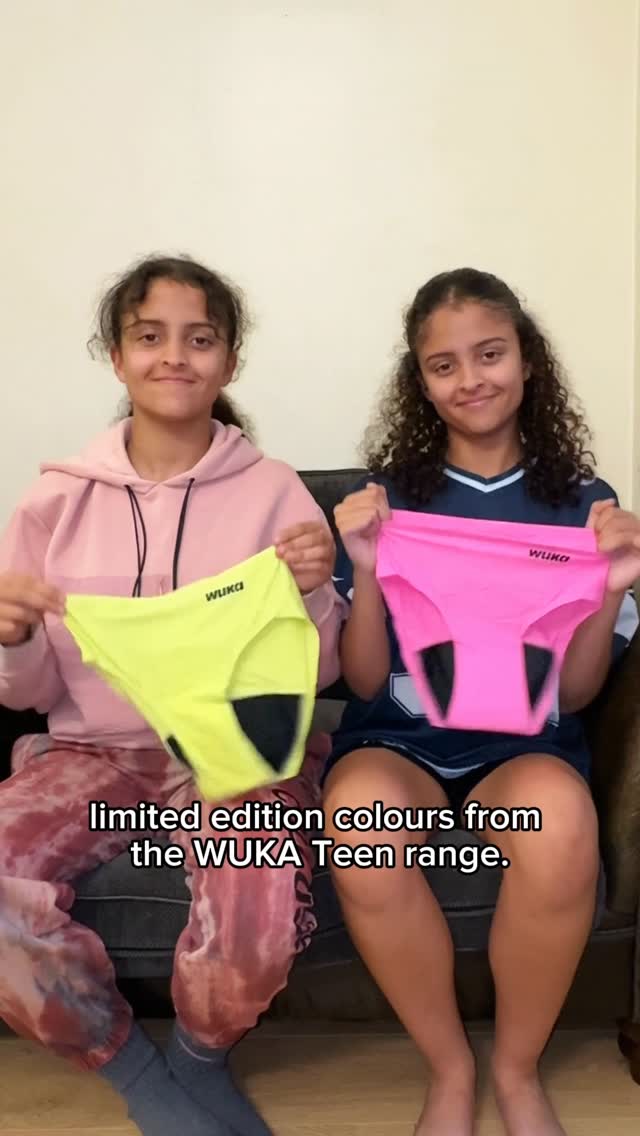 Instagram post by @allaboutatima for WUKA. Caption reads: Ad/The girls are loving @wukawear new limited....