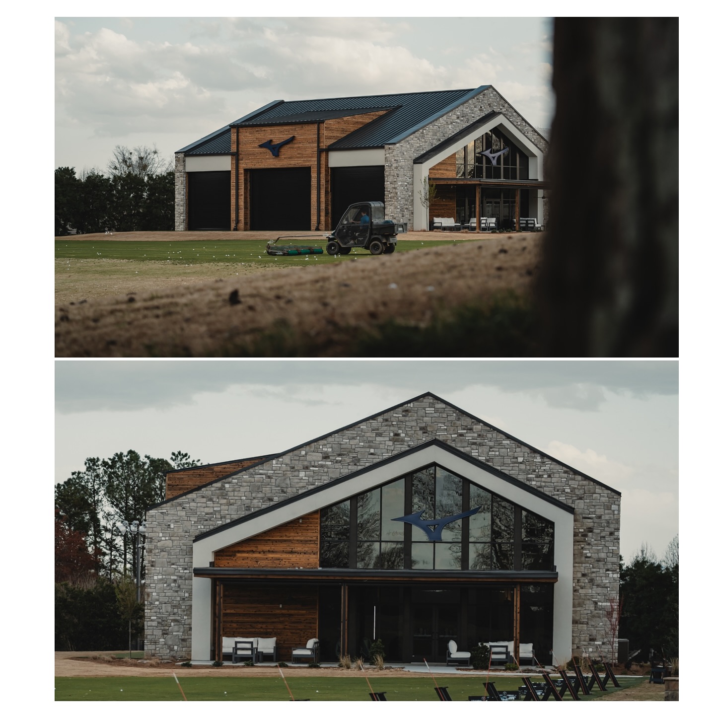 Instagram post by @mizunogolfnorthamerica for Mizuno USA. Caption reads: From vision to reality — the Foundry is finally....