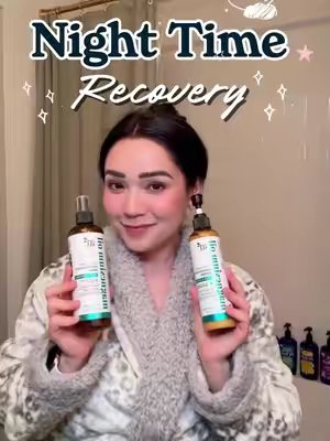TikTok post by @mua_karlatrevino for artnaturals. Caption reads: [...] Amiga it’s a game changer ✨😴🌟💪 .....