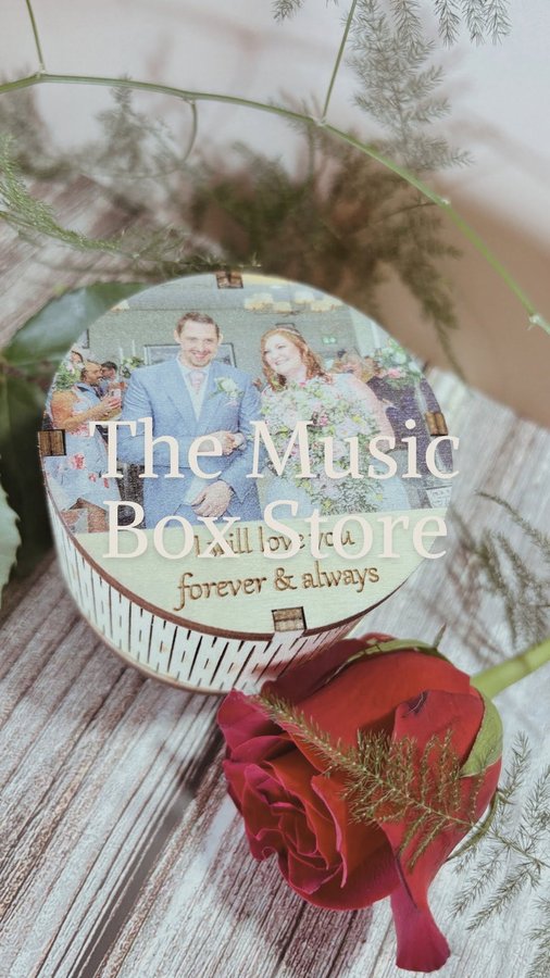 Instagram post by @mum2louis01 for The Music Box Store. Caption reads: [...] the most beautiful gift from....