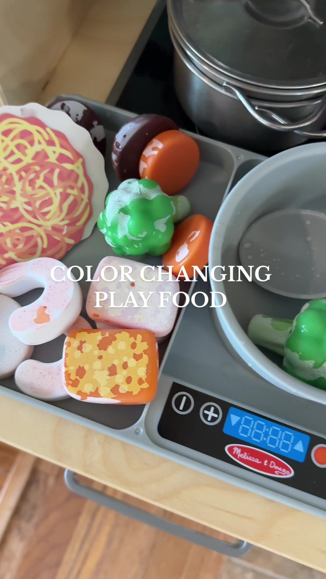 TikTok post by @tararinaudo for Melissa & Doug. Caption reads: @Melissa & Doug always keeping us entertained!....
