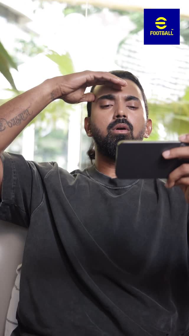 Instagram post by @klrahul for eFootball. Caption reads: The eFootball™️ Independence Day Cup is....