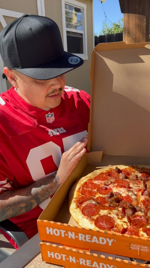 Instagram post by @ogcarnal62 for Little Caesars. Caption reads: [...] just got better with delicious food!....