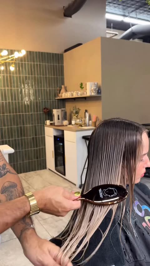 Instagram post by @therealmarcmendez for SalonCentric. Caption reads: [...] and voluminous 🧚‍♂️ • #SCxAmika....