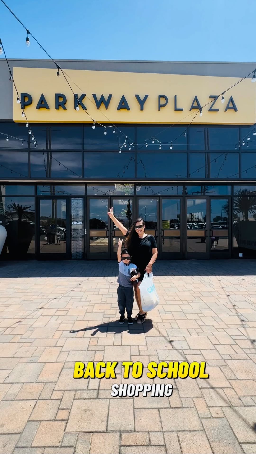 Instagram post by @mrs.myrna for Carter's. Caption reads: 🎒Great deals for back to school shopping....