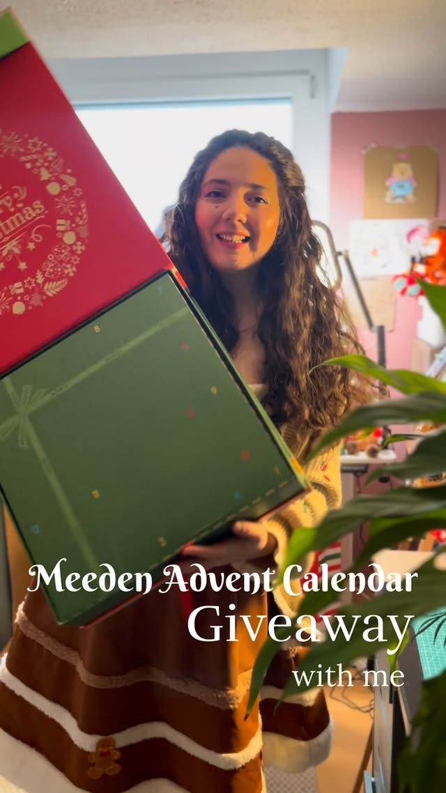 Instagram post by @aboutbasakkahraman for MEEDEN ART. Caption reads: IT’S GIVEAWAY TIME! 🎁✨

I’m hosting a special....