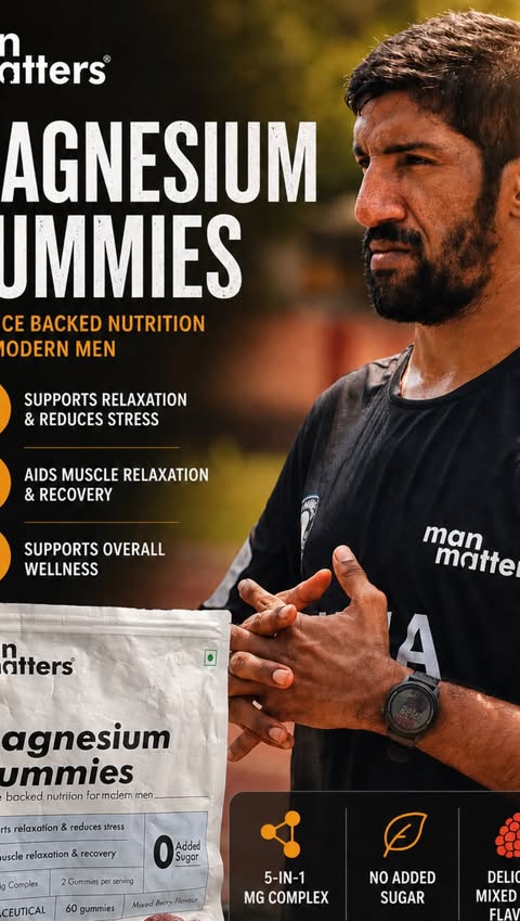Instagram post by @athletevishak for Man Matters. Caption reads: Guinness World Record Holder ft. Man Matters....