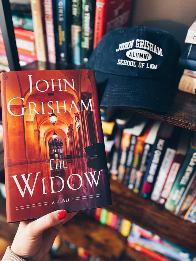 Instagram post by @lauren.shelby.reads for Random House Group. Caption reads: THE WIDOW 📖 book review • out now ⭐️⭐️⭐️✨ (3.5)....