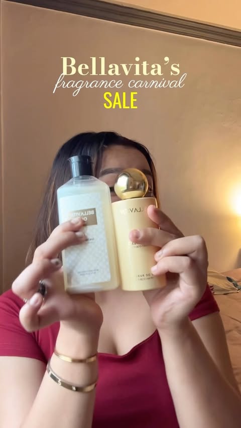 Instagram post by @thatobstinatemess for BELLAVITA LUXURY. Caption reads: @bellavita.official Fragrance Carnival Sale is....