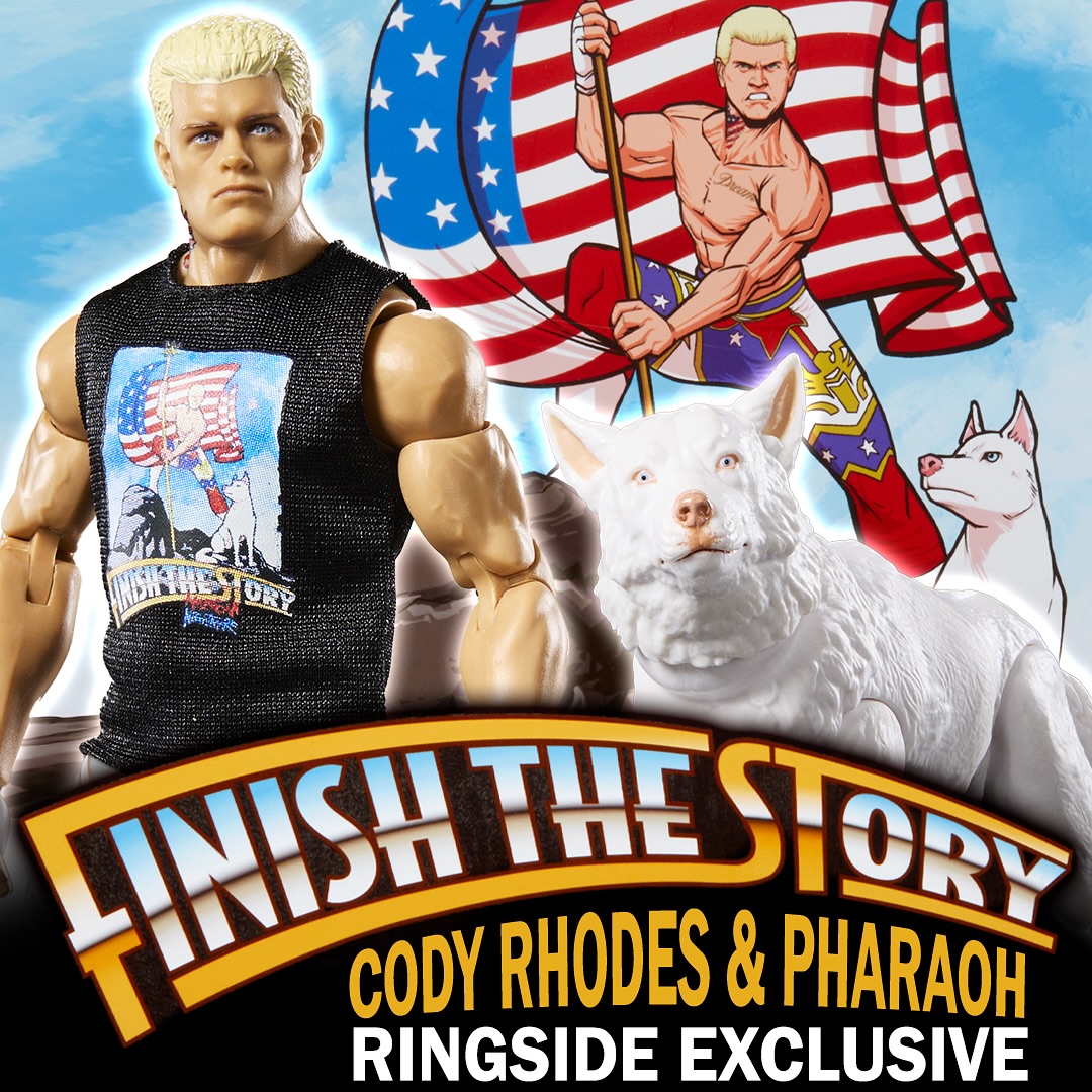Instagram post by @americannightmarecody for Mattel. Caption reads: 🇺🇸🐾 EXCLUSIVE PRE-ORDER 🐾🇺🇸

Finish The....