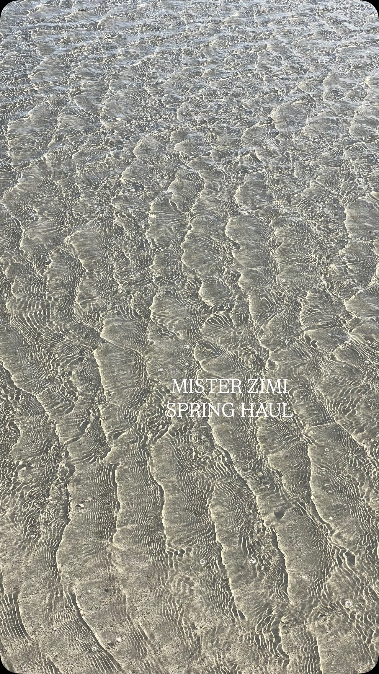 Instagram post by @kaceemoses for Mister Zimi. Caption reads: trying on my spring faves with @misterzimi 💌....