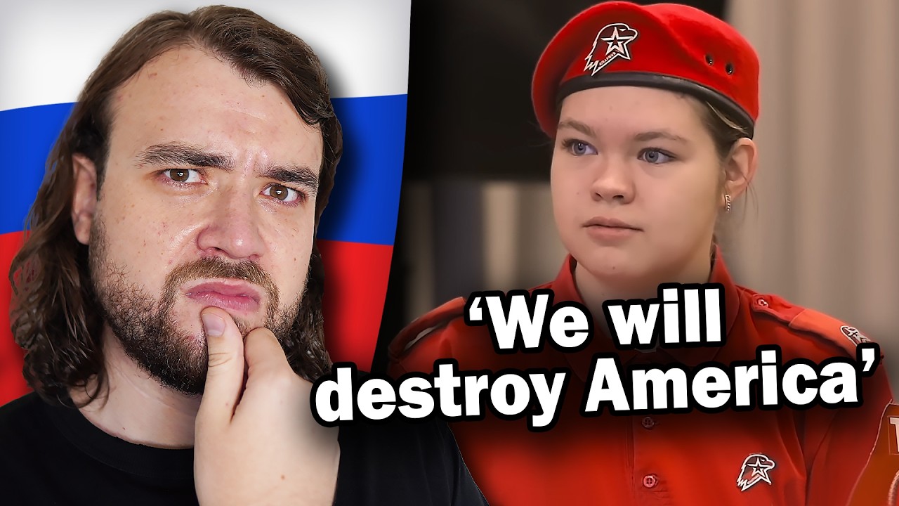 YouTube post by @roman_nfkrz for Makeship. Caption reads: Russia is building a Child Army....