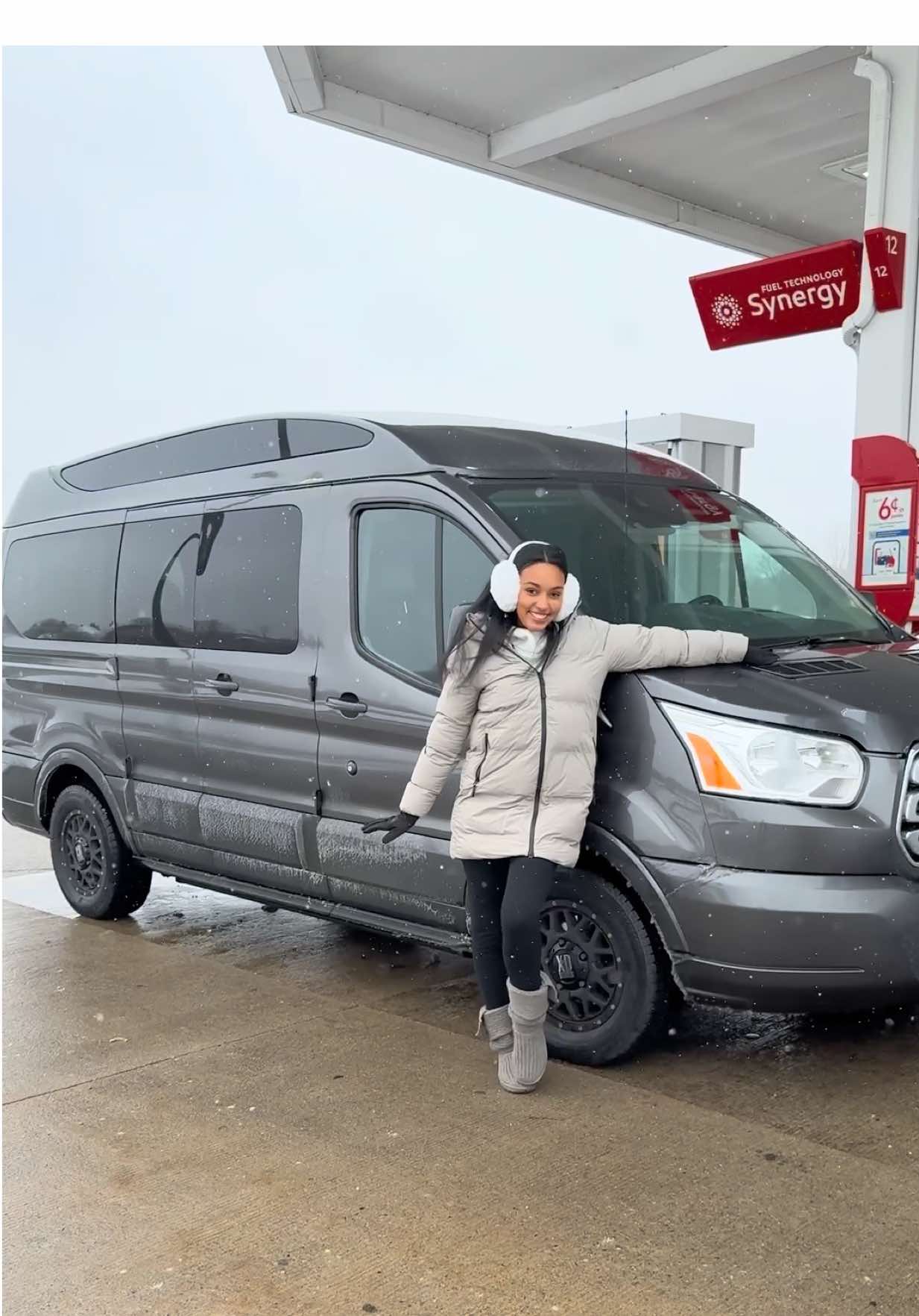 TikTok post by @kyrahenry_ for Turo. Caption reads: In my sprinter van mom era… kind of. @Turo is....