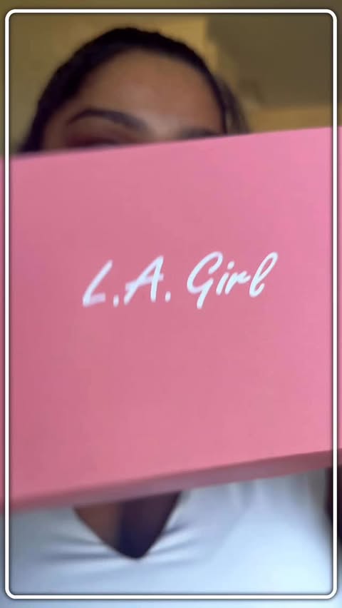 Instagram post by @makeupmagicbyrashel for L.A. Girl Cosmetics. Caption reads: @lagirlcosmetics I love all of these but the [...].