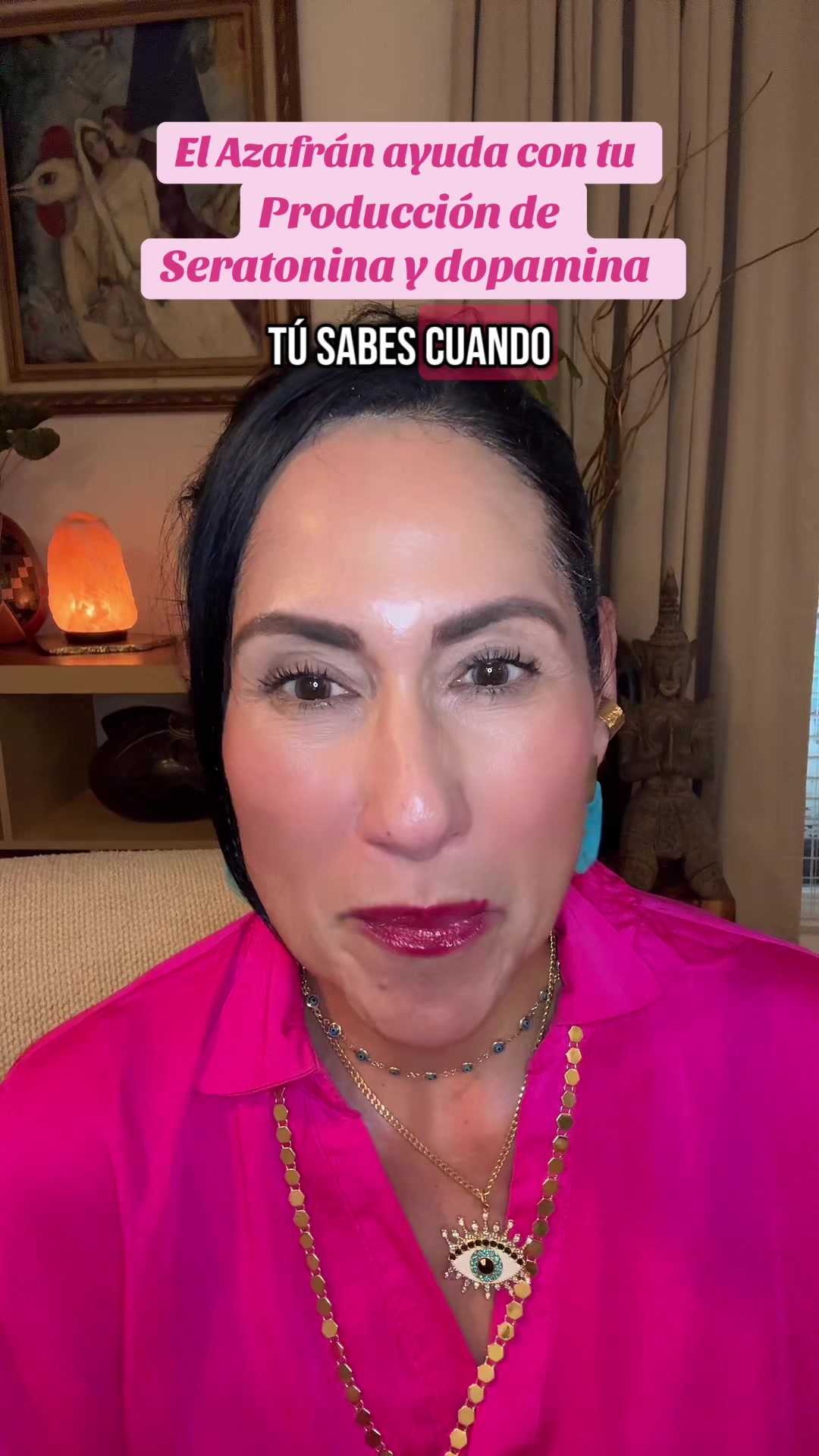 TikTok post by @mayaholistic1 for Micro Ingredients. Caption reads: [...] #azafran @Micro Ingredients #seratonina....