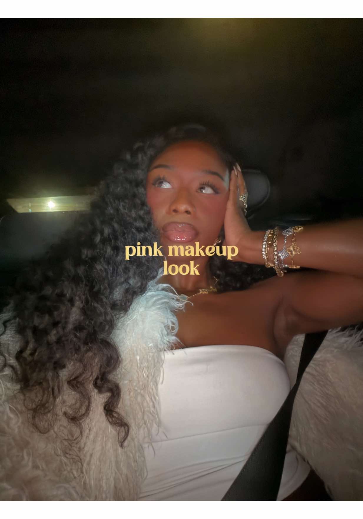 TikTok post by @abakasante for Aerie. Caption reads: [...] #kpop  pink top from @aerie.