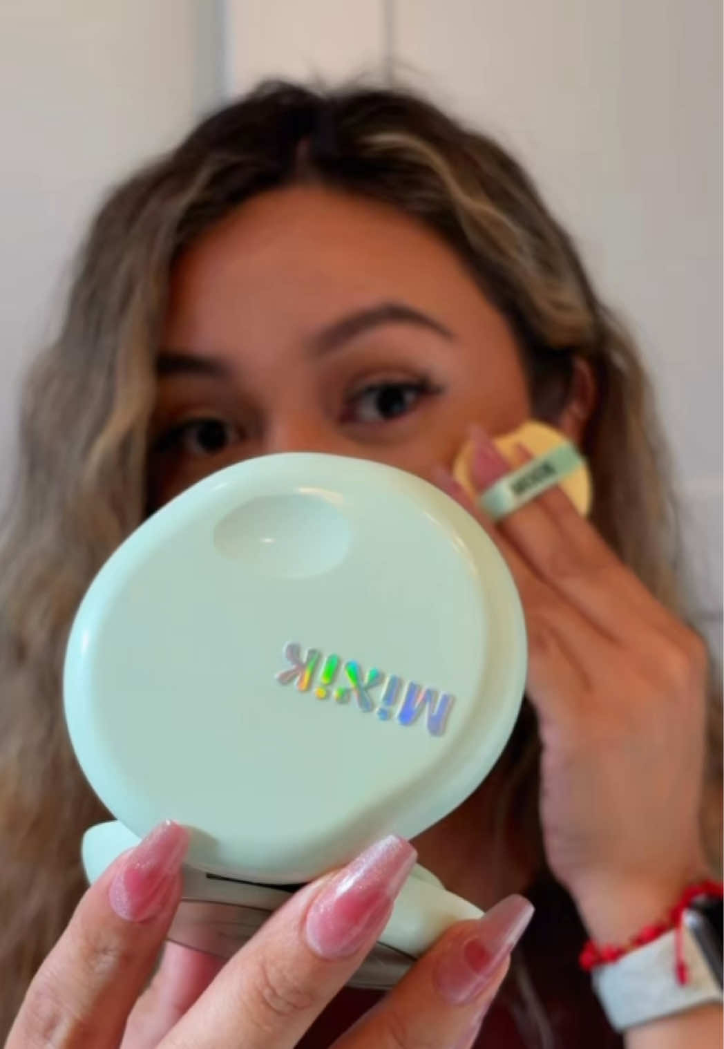 TikTok post by @xitskaren for MIXIK SKIN. Caption reads: #PRGift ☁️ Meet the newest launch from @MIXIK....